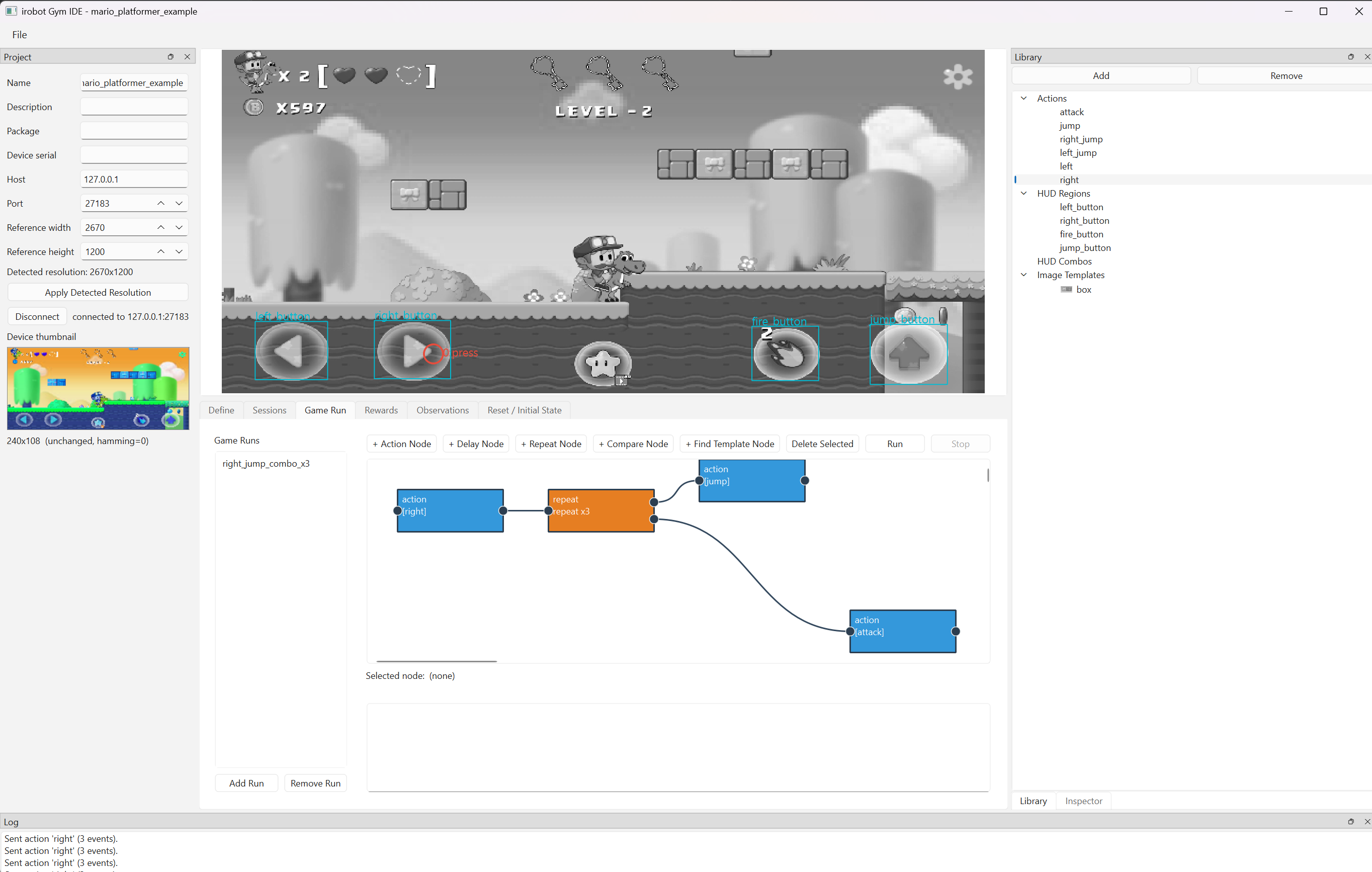iRobot Gym IDE